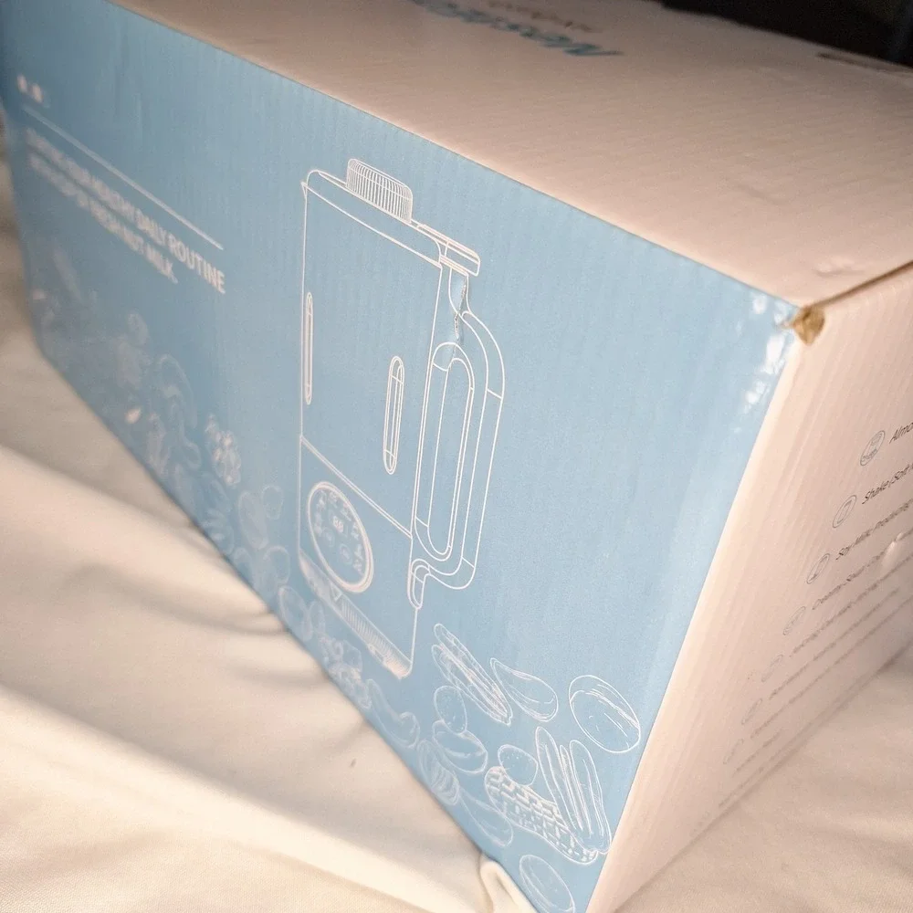 NestEase Nut Milk Maker Machine‎ HX-DJ10 Automatic Plant Based Milk Maker NEW